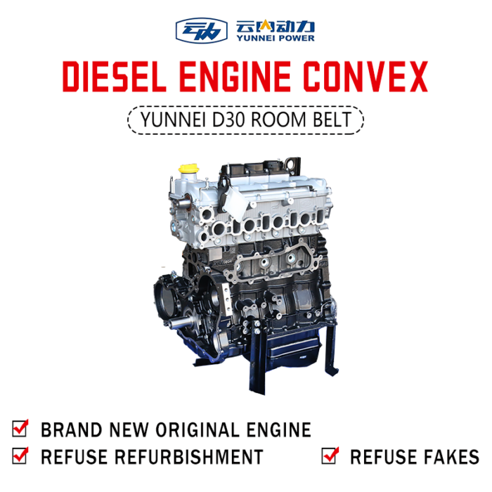 YUNNEI D30 ROOM BELT Diesel Engine